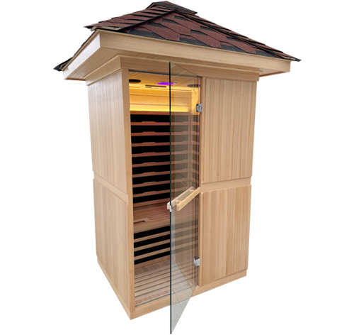 Outdoor far-infrared sauna room Feature Image
